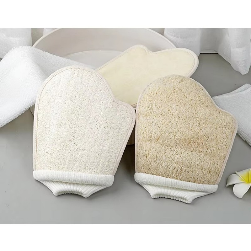 Loofah badhandskar rengöringssvamp