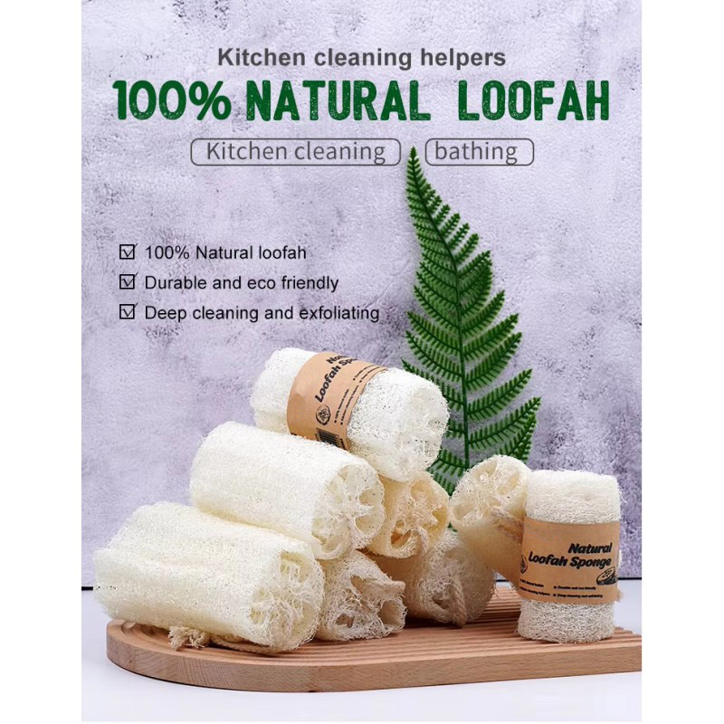 Loofah Pad Köksrengöringssvamp Diskdisk