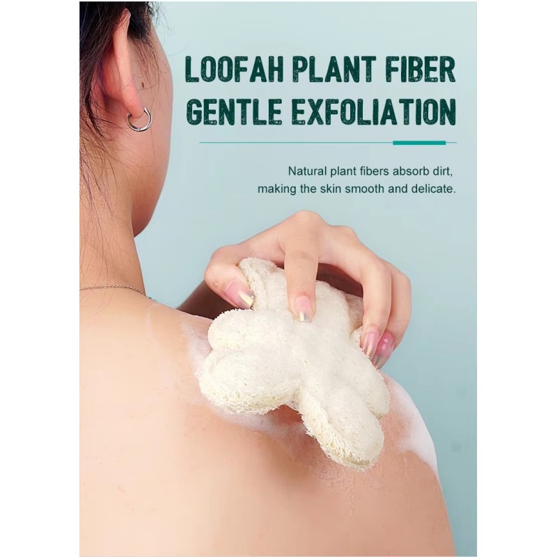 Loofah Svamp Björn Form rengöringsborste