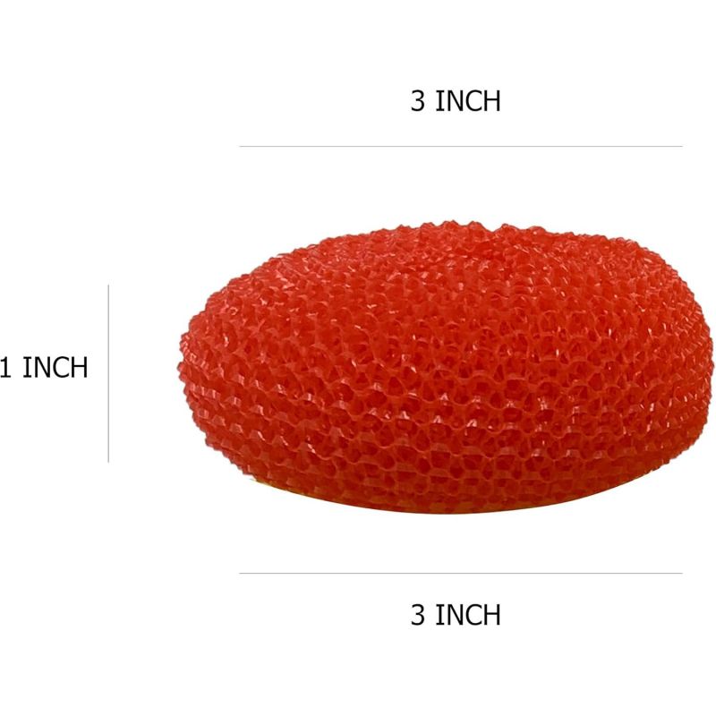 Mesh Plast Scourer Skrubbning Rengöring Ball