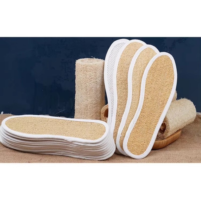 Naturlig Andningsbar Loofah Insole Shoes Pad