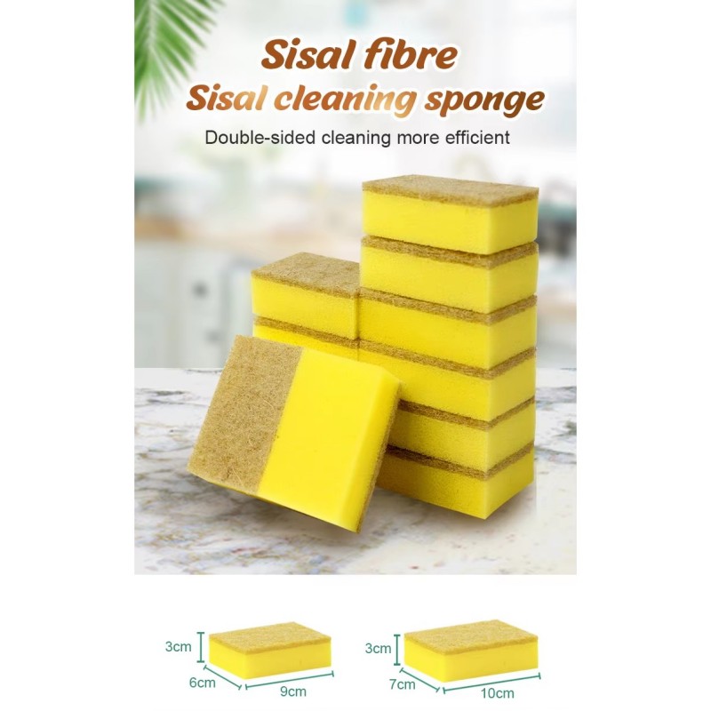 Sisal Fiber Cellulosa Pad Hushållsrengöring