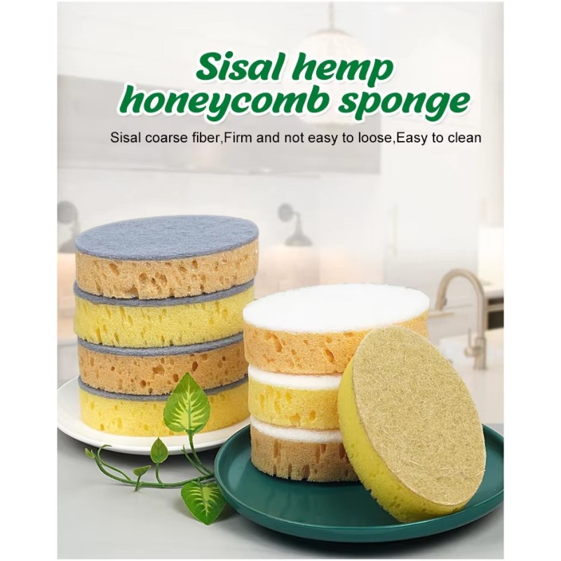 Sisal Fiber Köksdisk Hushållsstädning